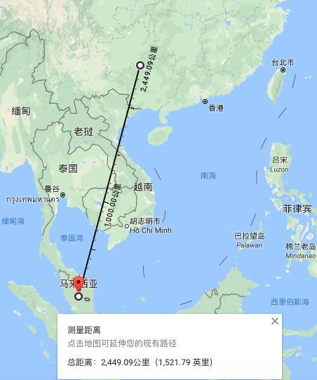 中国 马来西亚-中国距离马来西亚距离多远？